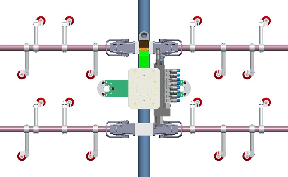 Small and medium depalletizing end picker